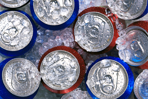 Soft Drinks In Ice